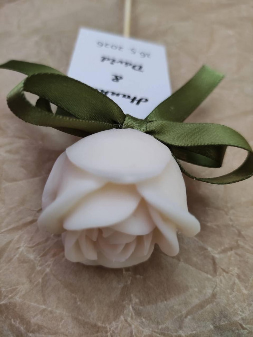 Sójová sviečka - darčeky pre svadobných hostí