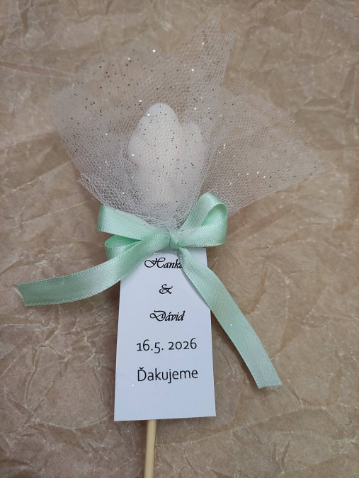 Sójová sviečka - darčeky pre svadobných hostí