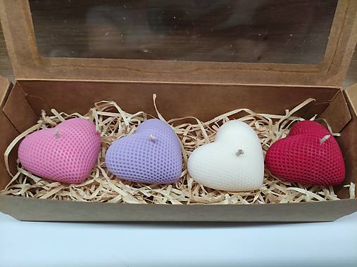 Voňavé sviečky  srdiečka