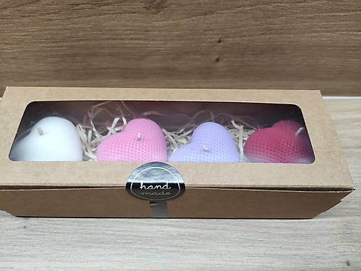 Voňavé sviečky  srdiečka