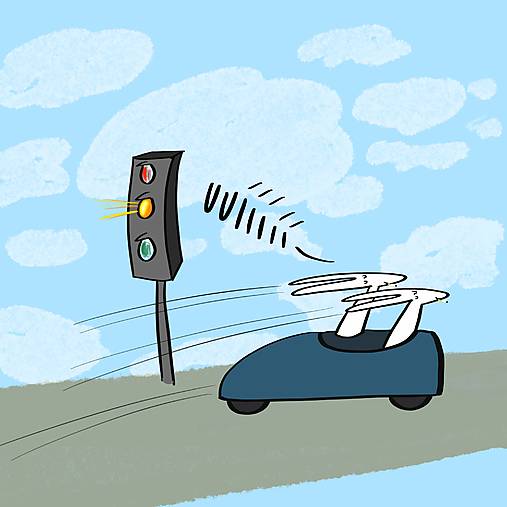 Zajace vodiči - vvíííí, Giclée art print 30x36