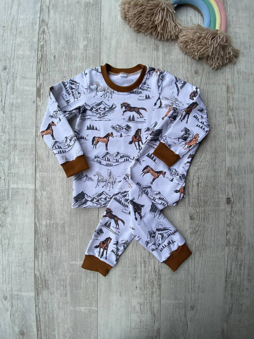 Nočná bielizeň - Pyžamko – Kone - 18119977_