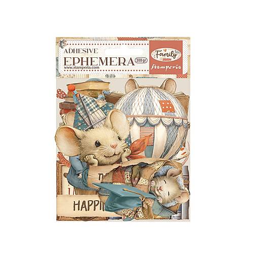 Papier - Stamperia Family nálepky - 18123324_
