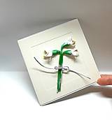 Papiernictvo - Blahoželanie / pohľadnica so snežienkami ... - 18122446_