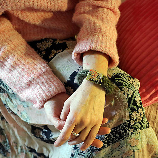 Pletené cukríkové náramky I.