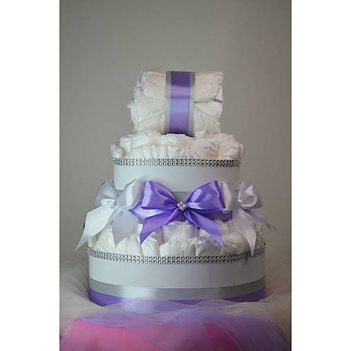 Plienková torta - fialová