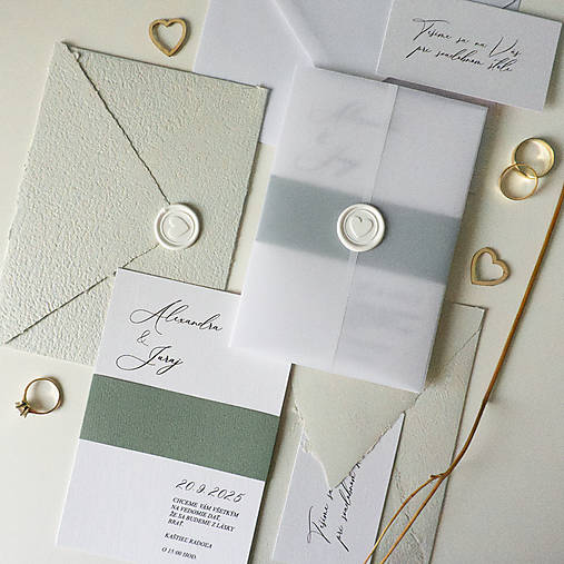 Svadobné oznámenia: Svadobná jednoduchosť