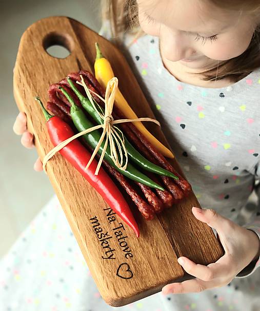 Personalizovaný dubový lopárik