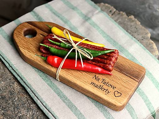 Personalizovaný dubový lopárik