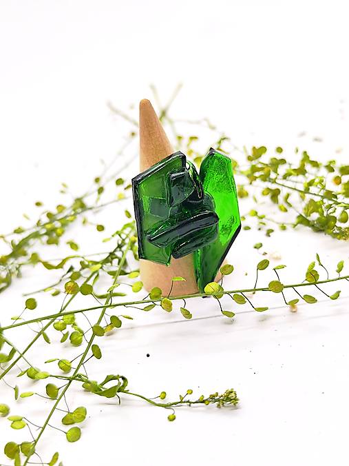 Ručne vyrábaný prsteň z vínovej fľaše -GITA