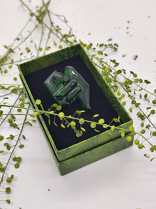 Ručne vyrábaný prsteň z vínovej fľaše -GITA