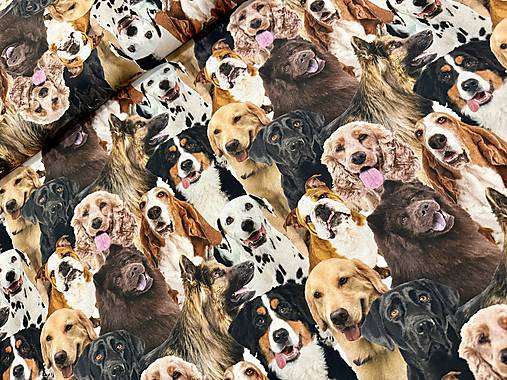 100% BAVLNA 3D/ PSÍKY