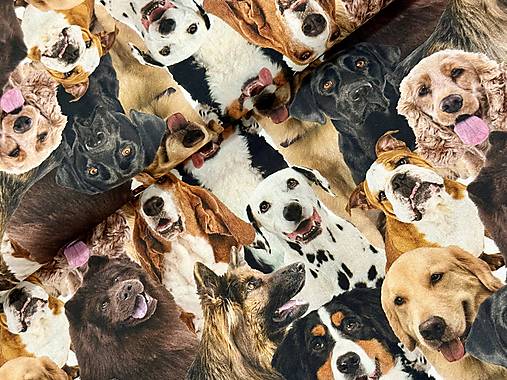 100% BAVLNA 3D/ PSÍKY