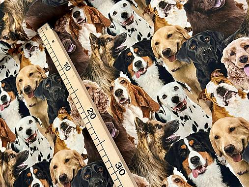 100% BAVLNA 3D/ PSÍKY