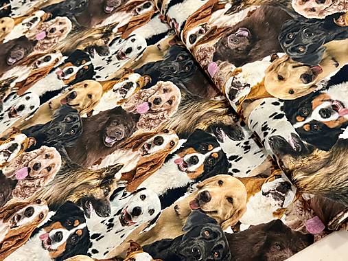 100% BAVLNA 3D/ PSÍKY