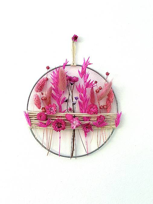 Dekorácie - Originálny Boho prírodný veniec – handmade - 18122930_