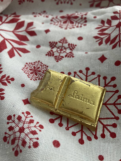 Brošne - brošňa ZLATÁ Laima - 18121552_