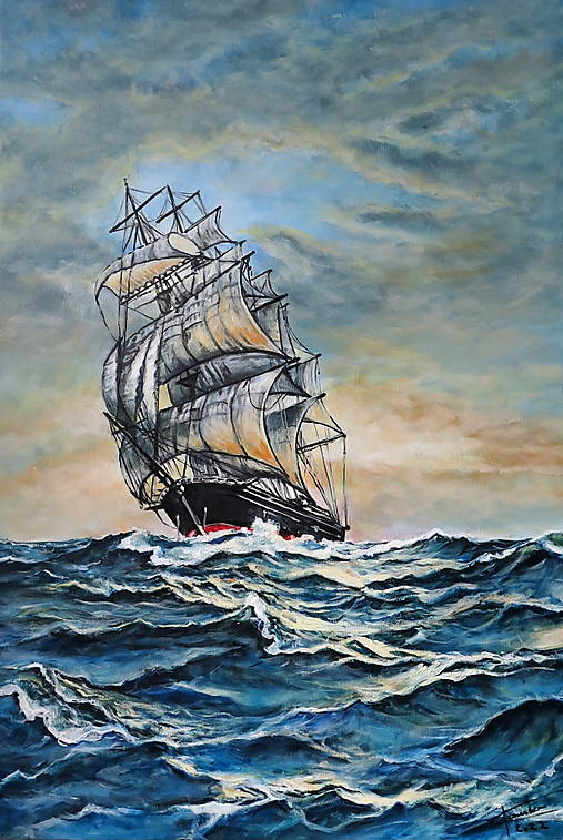 Obrazy - V zajatí mora - 18122782_