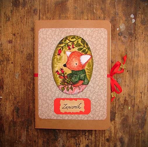 Papiernictvo - zápisník + nálepky: PUPY a šípky - 18123887_