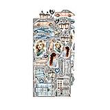 Papier - Scrapbook papier 6x12 Nighttime Chill Mix - 18126018_
