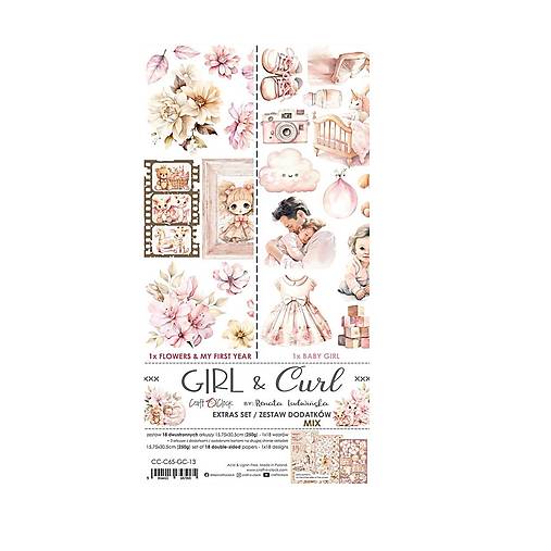 Papier - Scrapbook papier 6x12 Girl & Curl Mix - 18125997_
