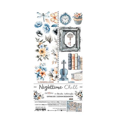 Papier - Scrapbook papier 6x12 Nighttime Chill Mix - 18126012_
