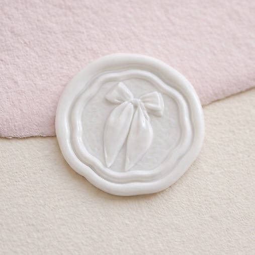 Papiernictvo - Hotové samolepiace pečate - Mašľa - 18124949_