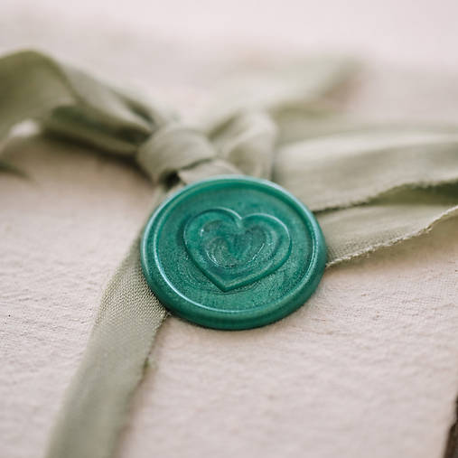 Papiernictvo - Hotové samolepiace pečate - Srdce - 18125205_