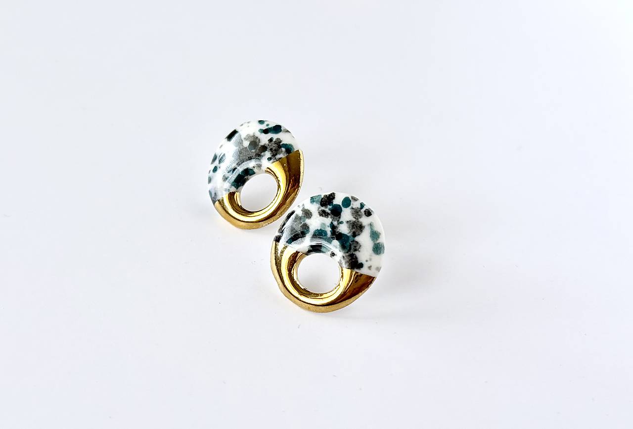 Porcelánové náušnice