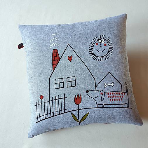 Úžitkový textil - DOMA - polštář - 18123719_