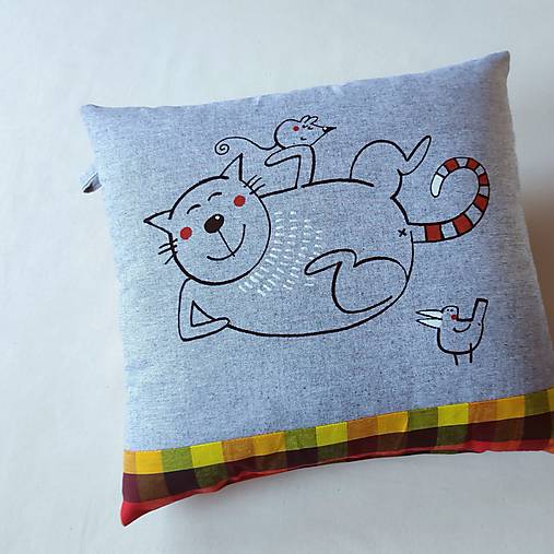 Úžitkový textil - LEHÁRKO - polštář - 18123744_