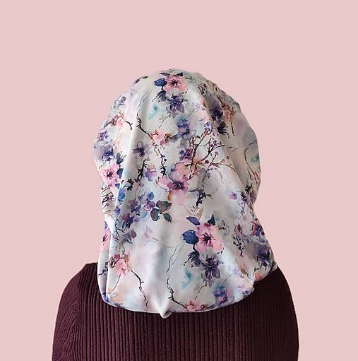 Čiapky, čelenky, klobúky - Bonet na vlasy - čiapka na spanie - 18123783_