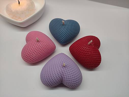 Voňavé sviečky  srdiečka