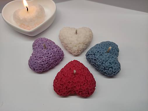 Voňavé sviečky  srdiečka