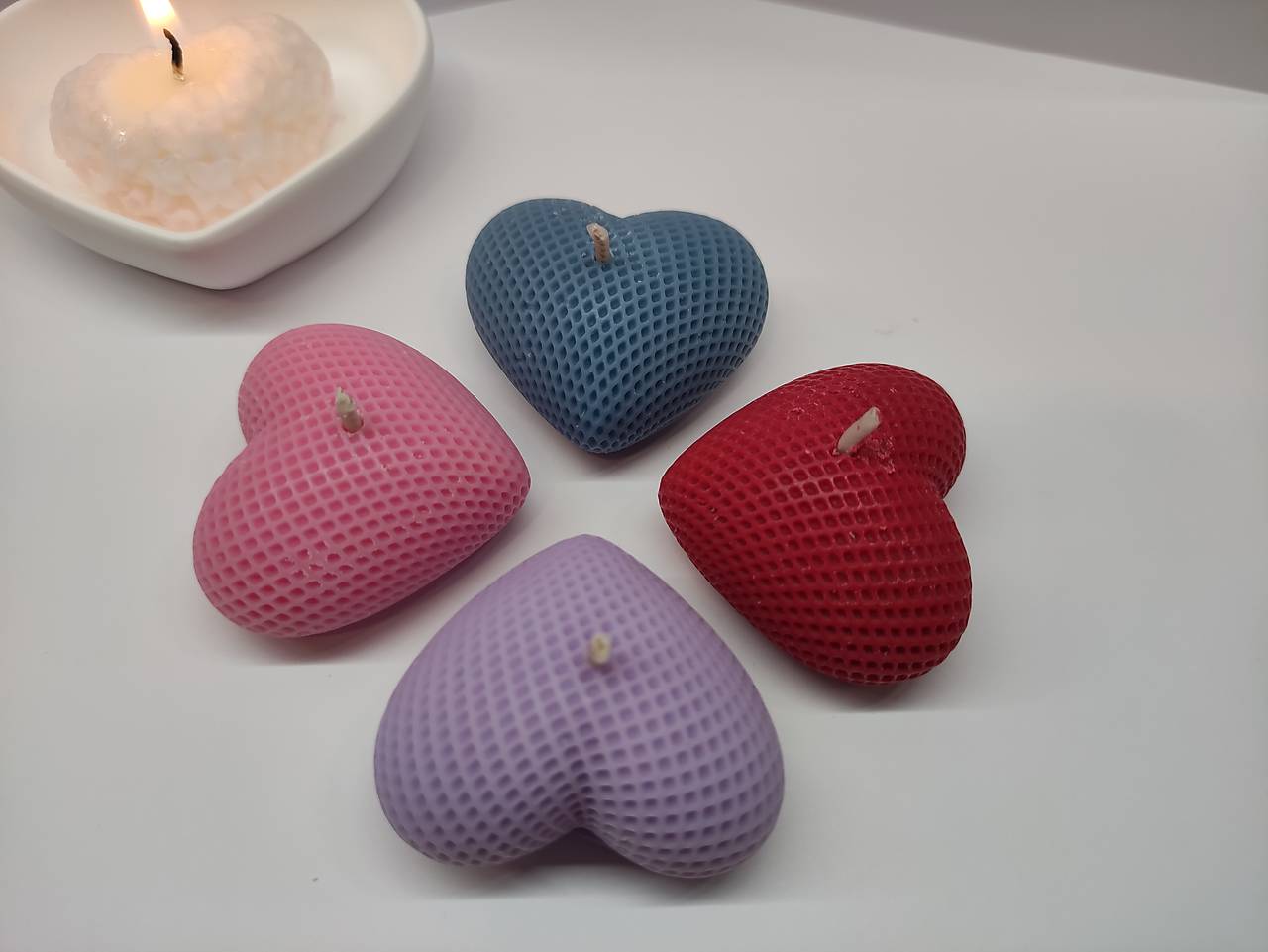 Voňavé sviečky  srdiečka