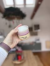 Nádoby - Vlastný text 180ml pohárik (Fialová) - 18125618_