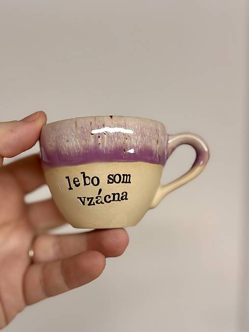 Nádoby - Lebo som vzácna 100ml šálka  - 18125549_
