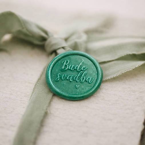 Papiernictvo - Hotové samolepiace pečate - Bude svadba - 18126386_