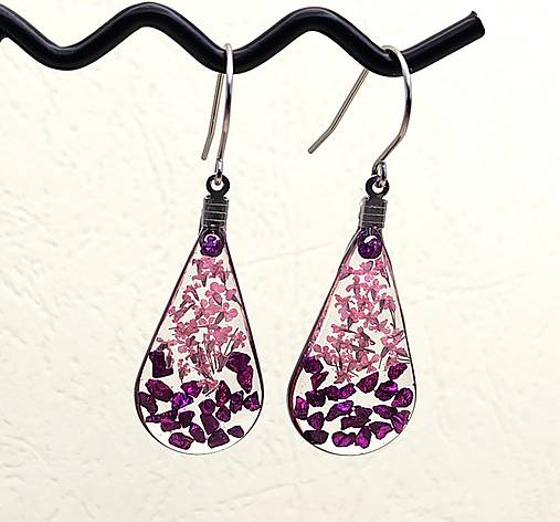 Náušnice - Visiace náušnice – trebuľka - N5011 - 18127425_