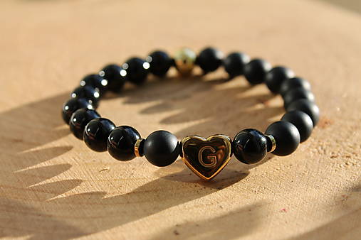 Iniciálka LUX gold Heart