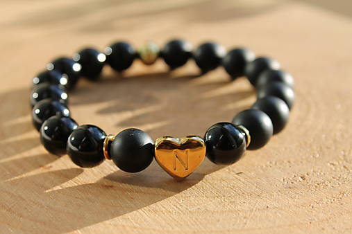 Iniciálka LUX gold Heart