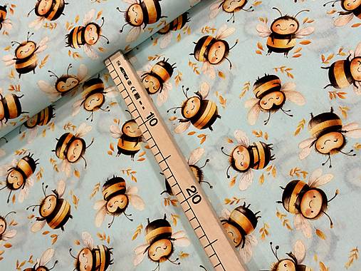 100% BAVLNA 3D/VČIELKY