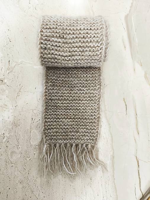 Šály a nákrčníky - Šálik - merino, alpaca, hodváb - 18126345_