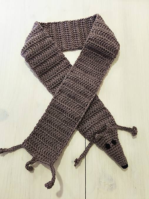 Šály a nákrčníky - Šálik - zvieratko 100% Baby merino - 18126382_