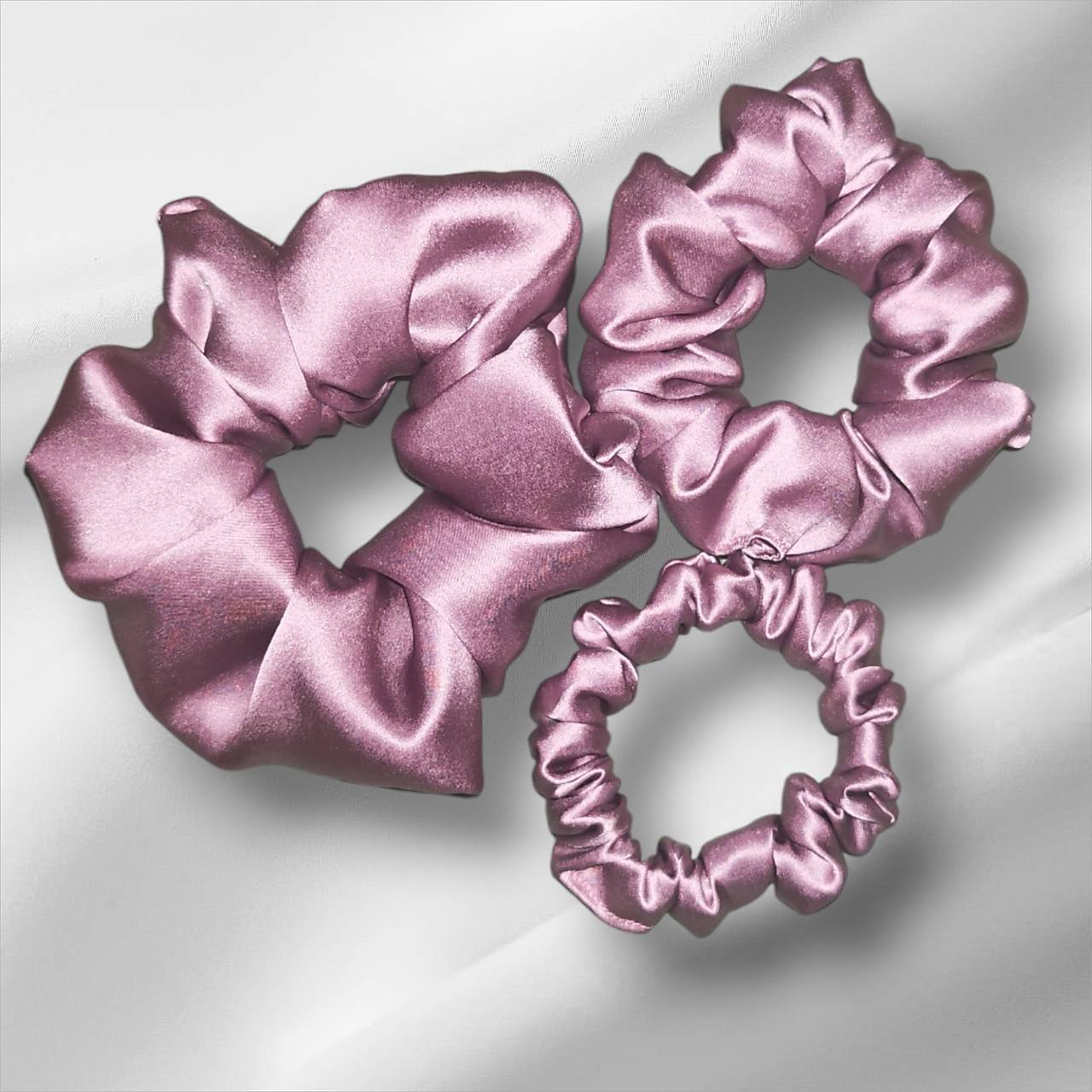 Hodvábna gumička do vlasov - pravý hodváb SilkByAG (Staroružová veľká L)