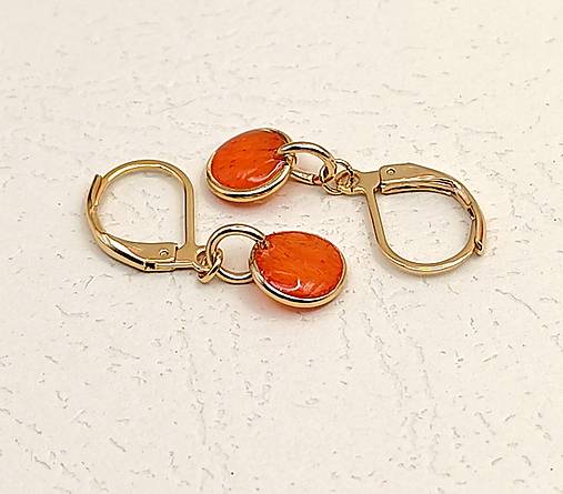 Náušnice - Minimalistické náušnice – krasuľka - N5012 - 18129352_