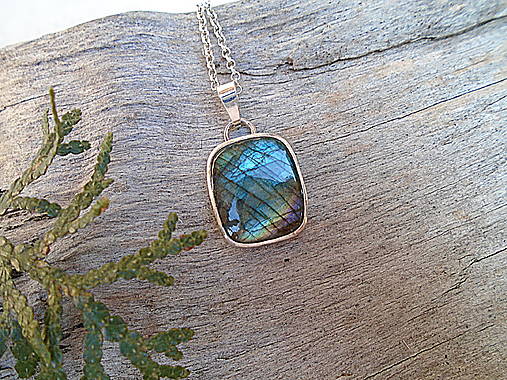 Strieborný prívesok Ag925 Labradorit