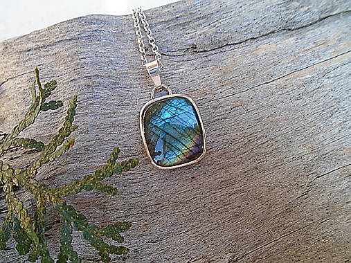 Strieborný prívesok Ag925 Labradorit