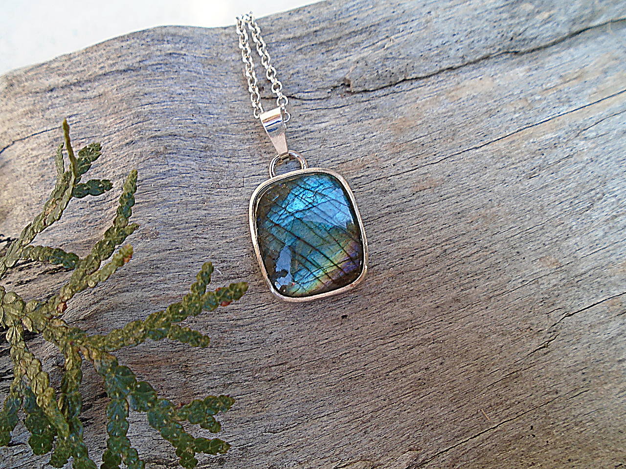 Strieborný prívesok Ag925 Labradorit