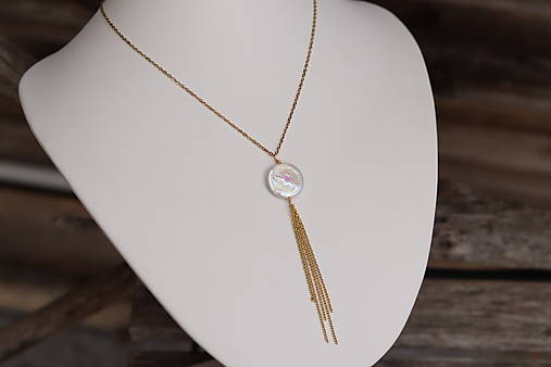 Perlový náhrdelník s barokovou perlou